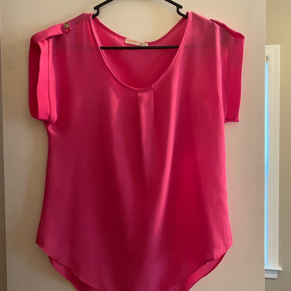 Pink blouse